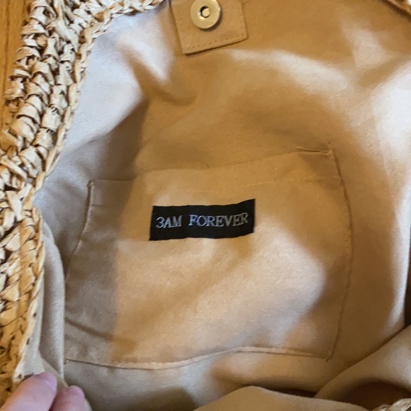 Straw tote bag - Picture 3 of 3